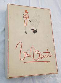 VIA VENETO SCATOLA DOLCE VITA CONTENITORE ANNI 50