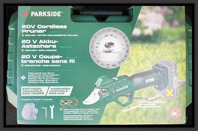 Nuovo!Forbice Tagliarami Parkside batteriaGARANZIA