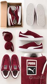 Puma Suede XL Bordeaux/Bianco – Taglia EU 41