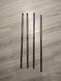 montante in acciaio tubolare