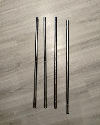 montante in acciaio tubolare