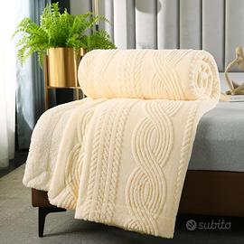 Coperta calda Sherpa spessa, 200 x 220 cm