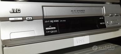 LETTORE VIDEOCASSETTE VHS VCR JVC ALTA QUALITA+TEL