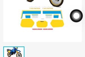 Kit adesivi/decalcomanie yamaha tenere 600