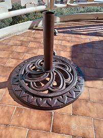 base porta ombrellone ghisa /ferro