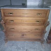 comò antico in legno pregiato