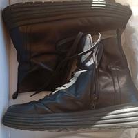 Geox D Hoara G Donna 41 – Stivali in Pelle Nera.