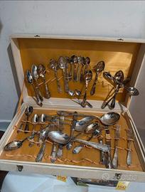 Servizio posate vintage placcato argento
