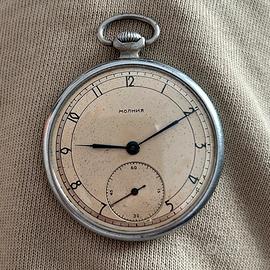 Orologio  da tasca anni '40 Unione Sovietica.
