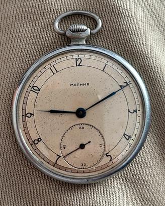 Orologio  da tasca anni '40 Unione Sovietica.