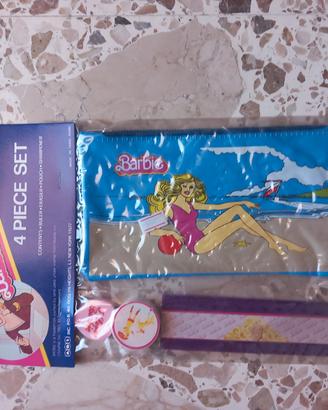 “Barbie vintage 4 Piece Set cancelleria