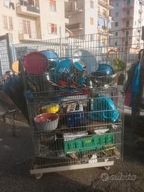 Scaffali in metallo sovrapponibili 