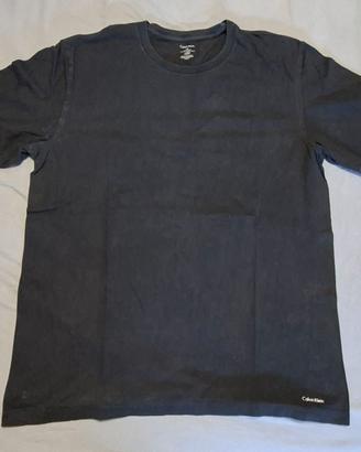 T-shirt Calvin Klein uomo nera taglia L Originale