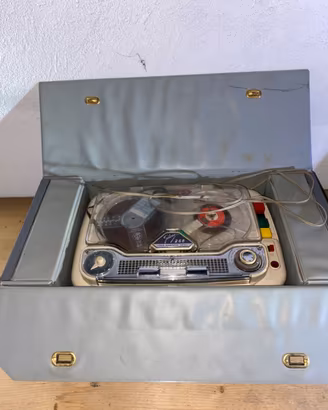 Registratore Bobine Vintage Geloso G.268 + Valigia