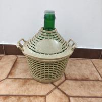 Damigiana vetro 5 litri Verde o trasparente 