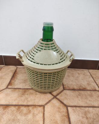Damigiana vetro 5 litri Verde o trasparente 