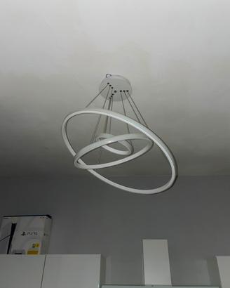 Lampadario led sospensione 3 anelli