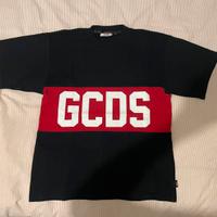 T-shirt GCDS logo nera e rossa
