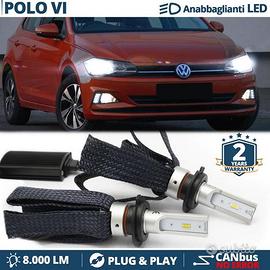 Kit LED H7 CANbus per VW POLO 7 Luci Bianche 8000L