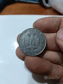 Moneta 2 Lire 1940 Antimagnetica 