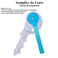 2 Righelli multifunzionale per la misura dell'ango