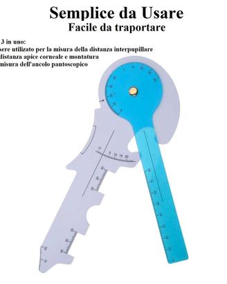 2 Righelli multifunzionale per la misura dell'ango