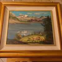 Quadro Pino Pessina Da Castanedo Alpe Devero 50x40