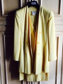 Completo Marella vintage giallo canarino elegante