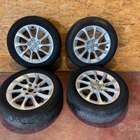 4 RUOTE CERCHI IN LEGA 16" COMPLETE AUDI A3 (8V)