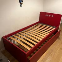 LETTO SINGOLO CON LETTO ESTRAIBILE