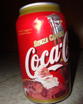 Lattina Coca Cola Natale collezione Senza Caffeina