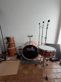 Batteria Tamburo Formula 22”Light Brown+Set sabjan