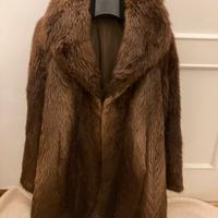 Capotto corto  pelliccia naturale castoro