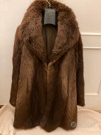 Capotto corto  pelliccia naturale castoro