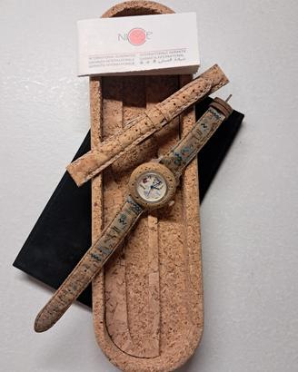 orologio vintage in sughero Nice 