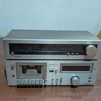 Impianto hi-fi Tecnics anni 80