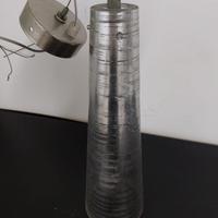 Lampadari in vetro argentato