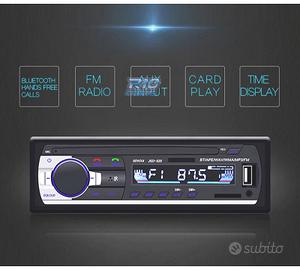 AUTORADIO 1 DIN BLUETOOTH MP3 USB SD AUX