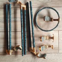 Set porta asciugamani vintage