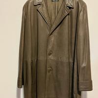 Cappotto pelle Giorgio Armani