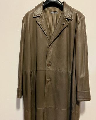 Cappotto pelle Giorgio Armani
