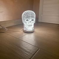 Lampada LED teschio 