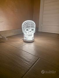 Lampada LED teschio 