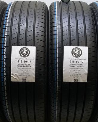 4 GOMME 215 60 17 BRIDGESTONE A67209