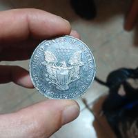 Moneta 1 dollaro in argento,