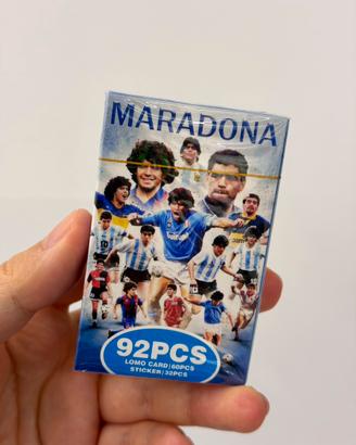 Diego Maradona 92 Pezzi 60 Lomo Card + 32 Sticker