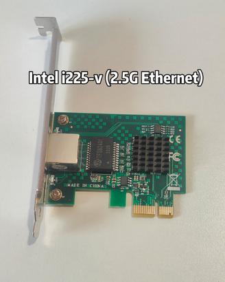 Scheda di rete PCIe 2.5 Gbps Intel I225-V