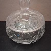 scatola cristallo Boemia vintage