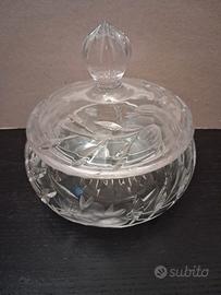 scatola cristallo Boemia vintage
