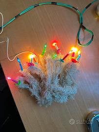 Filare lucine albero di Natale vintage anni 50